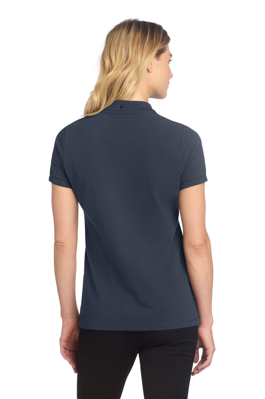 Mercer+Mettle Women's Stretch Heavyweight Pique Polo MM1001 Night Navy