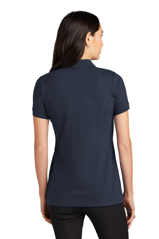 Mercer+Mettle Women's Stretch Heavyweight Pique Polo MM1001 Night Navy