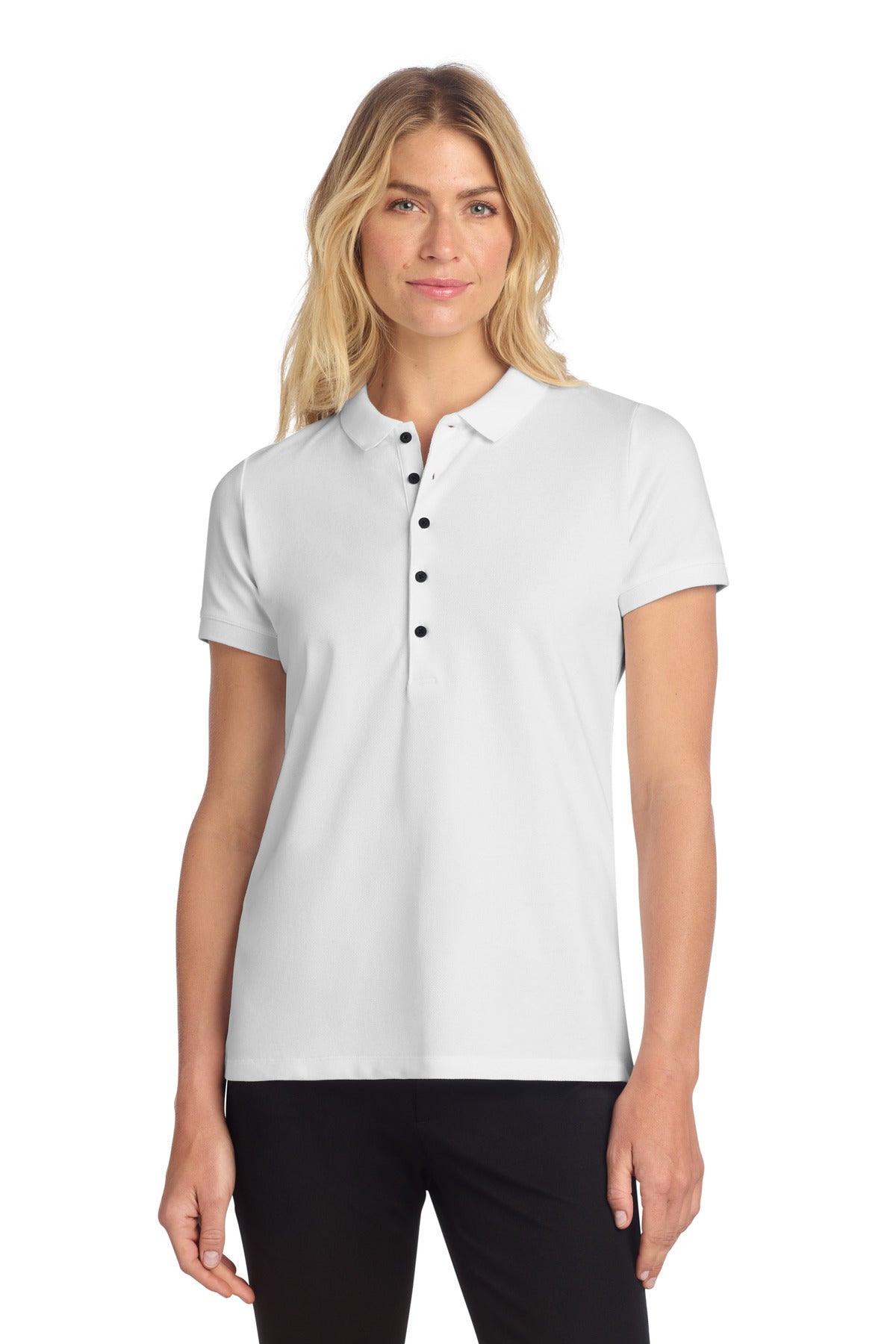 Mercer+Mettle Women's Stretch Heavyweight Pique Polo