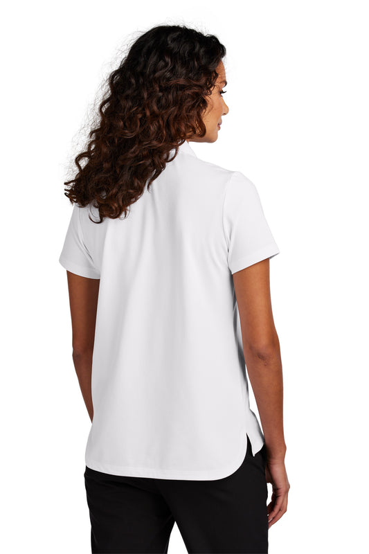 Mercer+Mettle Women's Stretch Pique Polo MM1005 White