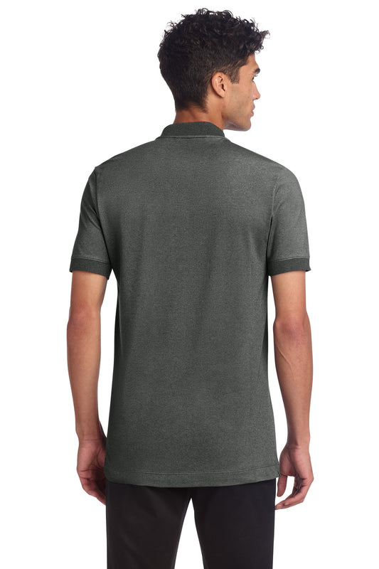 Mercer+Mettle Stretch Pique Henley MM1008 Anchor Grey Heather