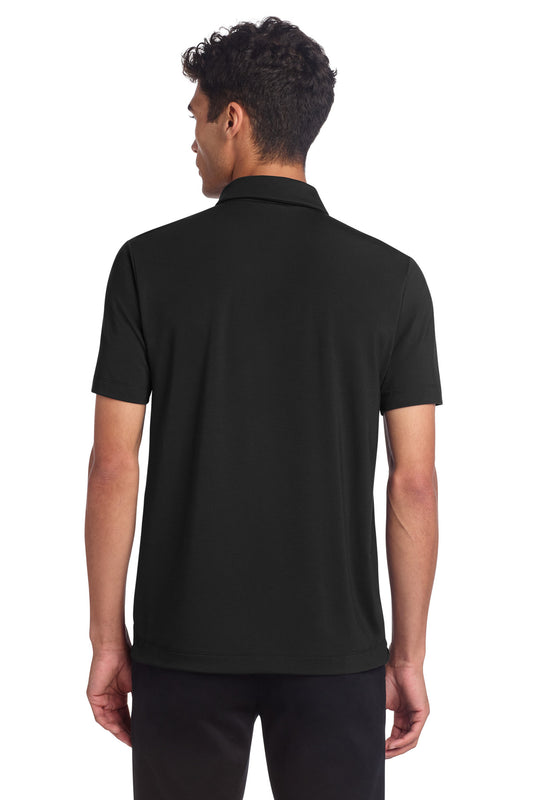 Mercer+Mettle Stretch Jersey Polo MM1014 Deep Black