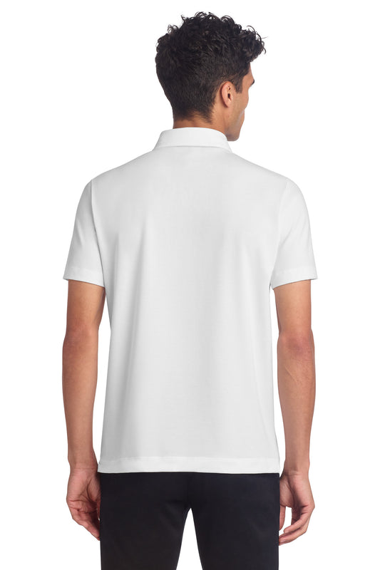 Mercer+Mettle Stretch Jersey Polo MM1014 White