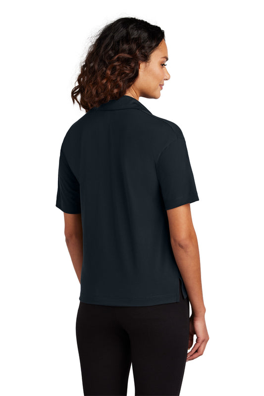 Mercer+Mettle Women's Stretch Jersey Polo MM1015 Night Navy