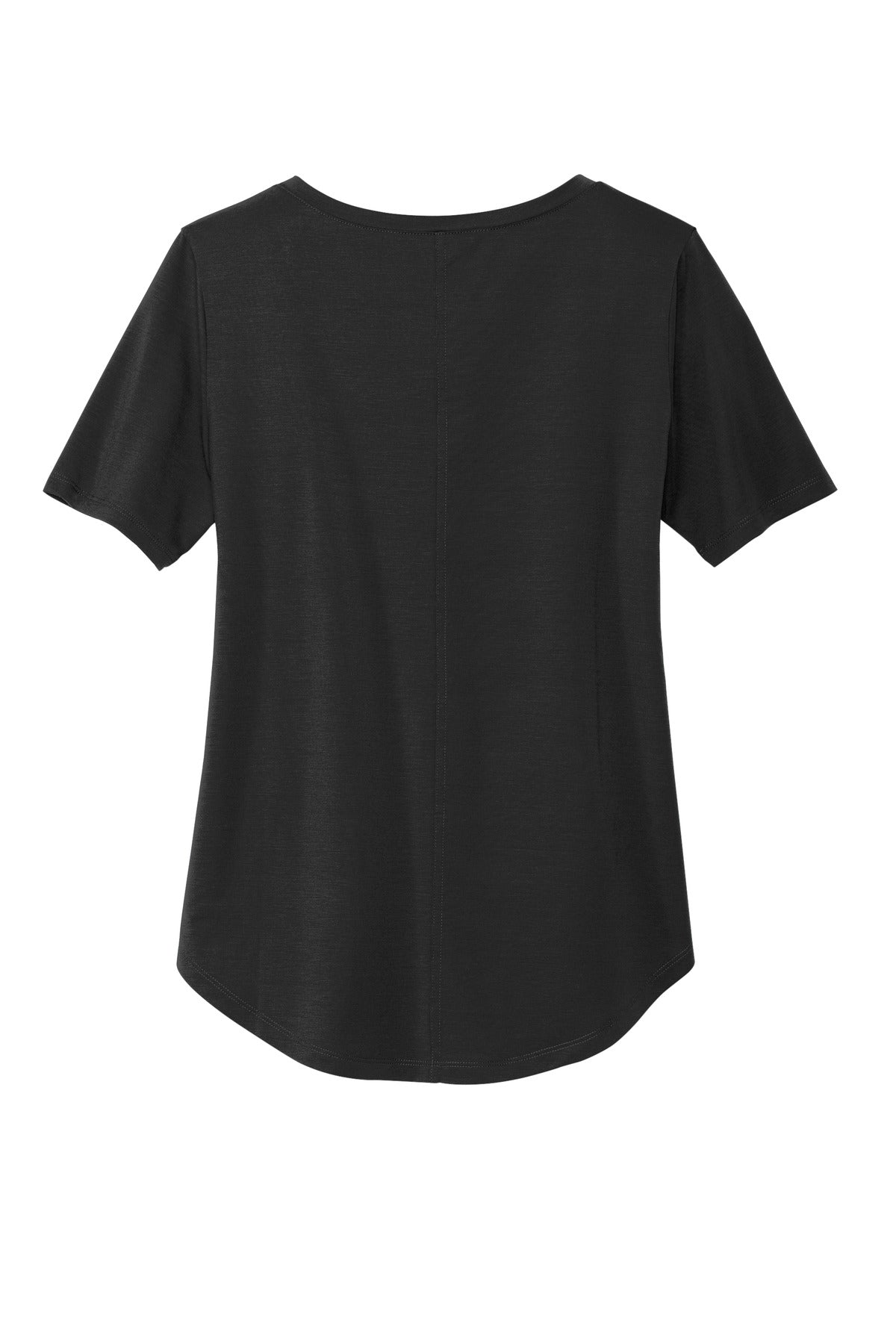 Mercer+Mettle Women's Stretch Jersey Relaxed Scoop MM1017 Deep Black