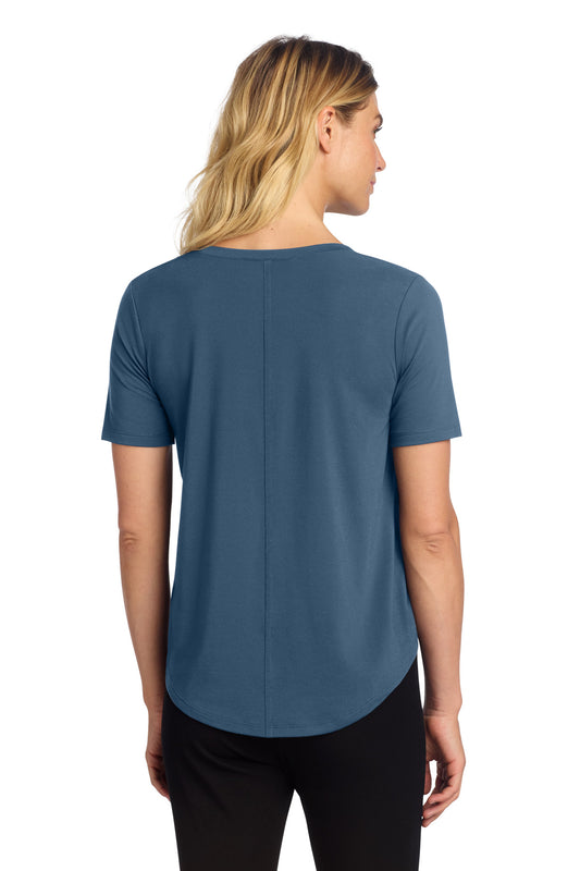 Mercer+Mettle Women's Stretch Jersey Relaxed Scoop MM1017 Insignia Blue