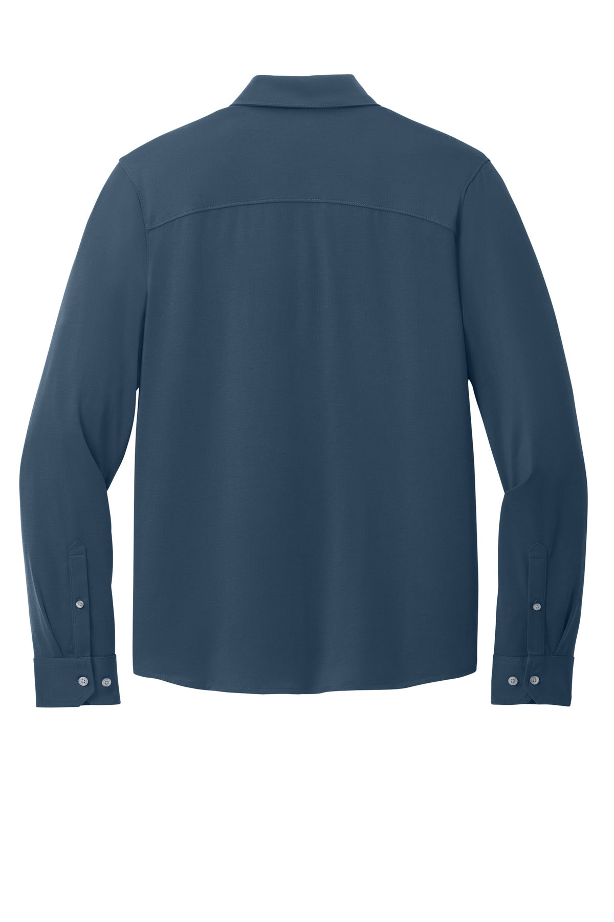 Mercer+Mettle Stretch Jersey Long Sleeve Shirt MM1018 Insignia Blue