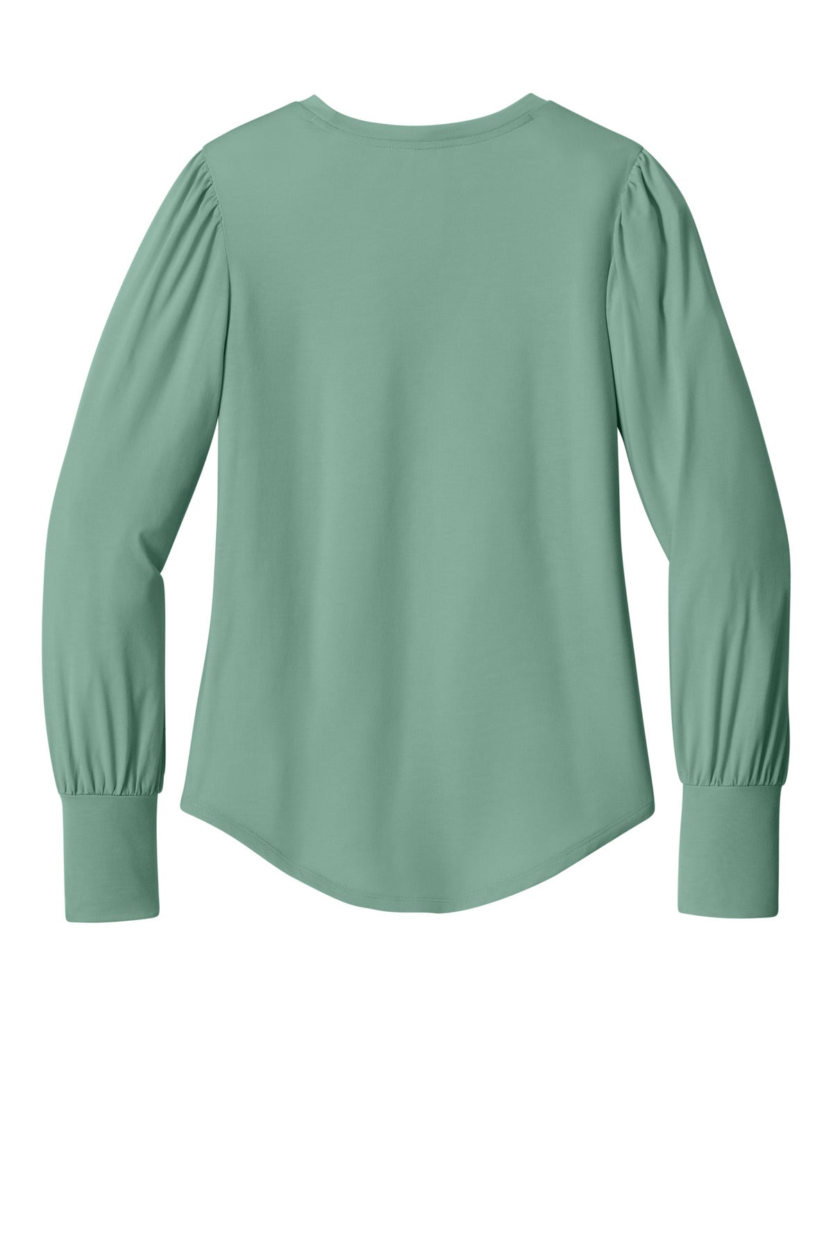 Mercer+Mettle Women's Stretch Jersey Long Sleeve Blouson Top MM1019 Sage