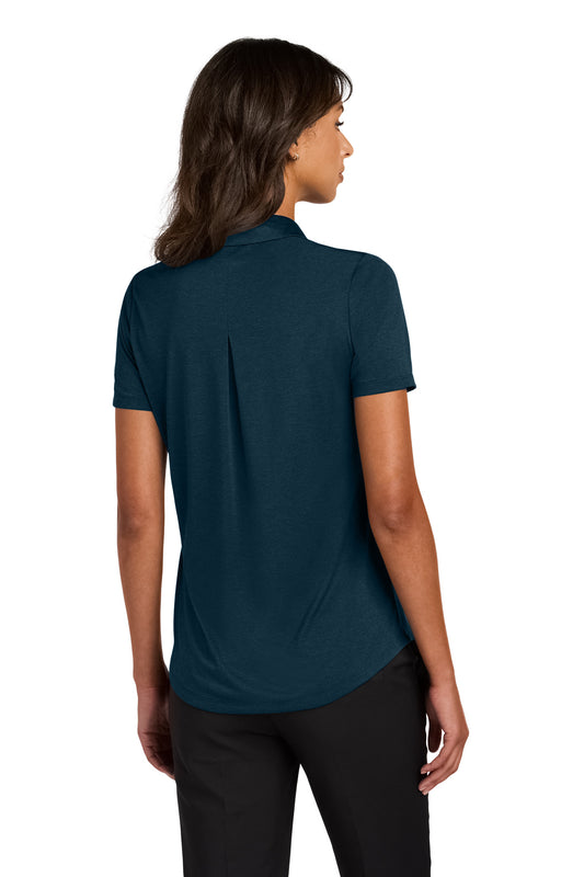 Mercer+Mettle Women's Recharge Jersey Polo MM1021 Insignia Blue Heather