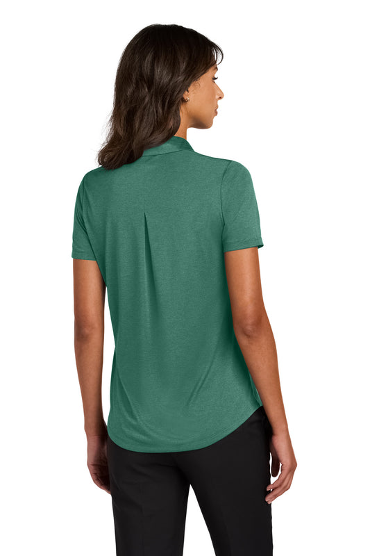 Mercer+Mettle Women's Recharge Jersey Polo MM1021 Sage Heather