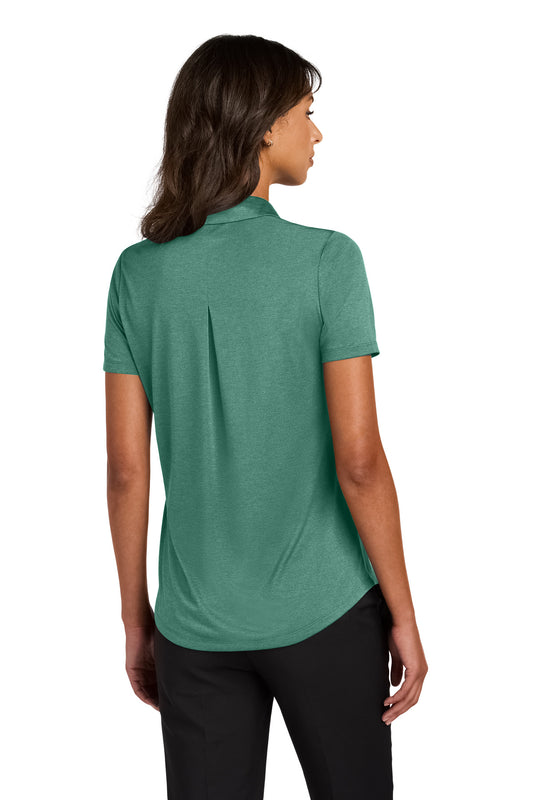 Mercer+Mettle Women's Recharge Jersey Polo MM1021 Sage Heather