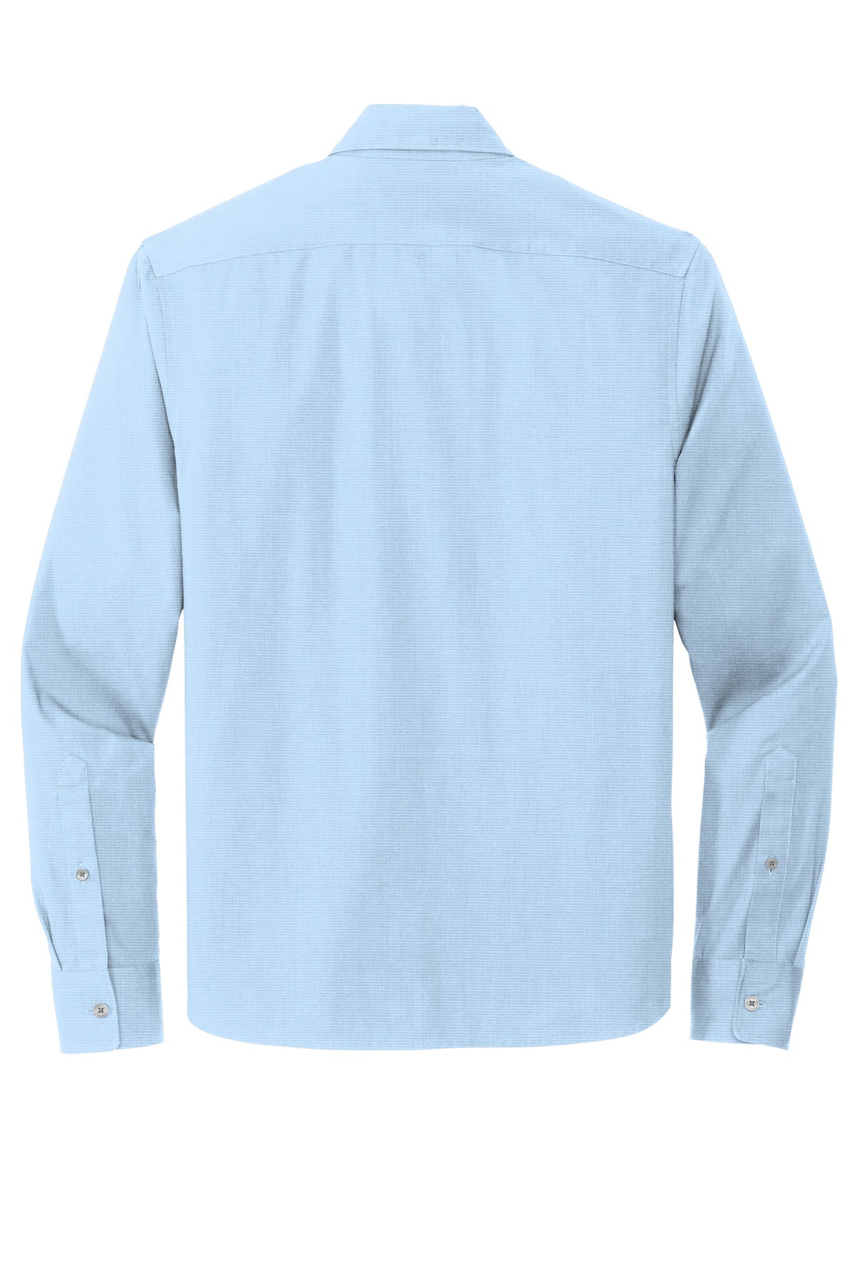 Mercer+Mettle Long Sleeve Stretch Woven Shirt MM2000 Air Blue End On End