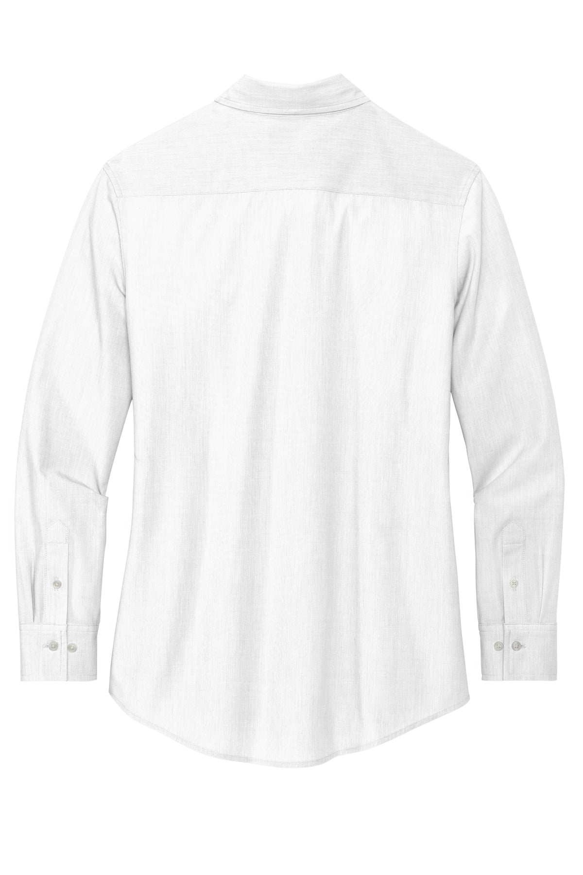 Mercer+Mettle Women's Long Sleeve Stretch Woven Shirt MM2001 White