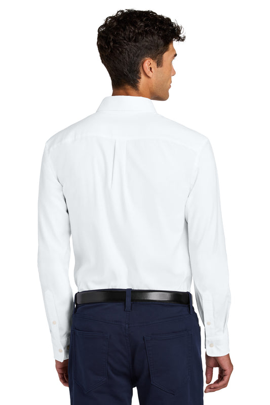 Mercer+Mettle Long Sleeve Modern Oxford Shirt MM2002 White