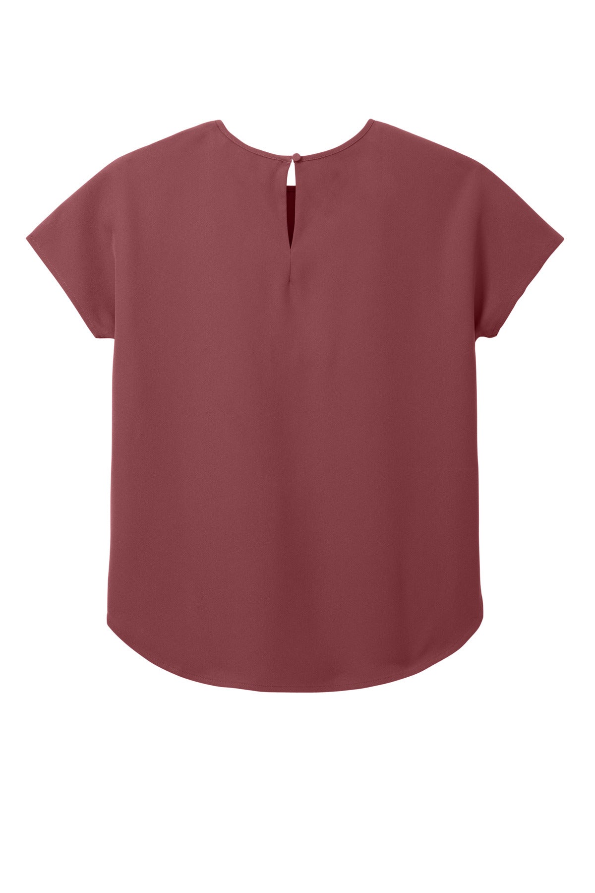 Mercer+Mettle Women's Stretch Crepe Crew MM2015 Rosewood