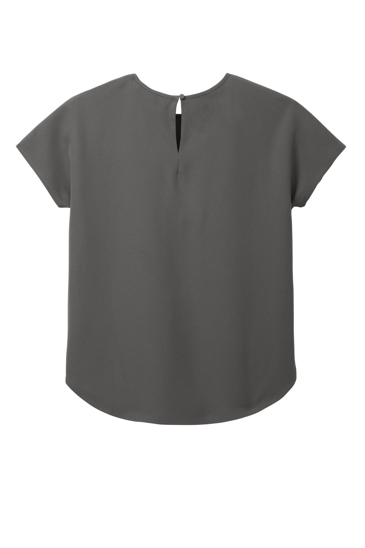 Mercer+Mettle Women's Stretch Crepe Crew MM2015 Anchor Grey