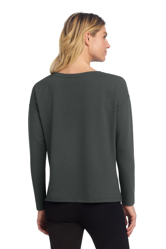 Mercer+Mettle Women's Stretch Drop Shoulder Pullover MM3013 Anchor Grey