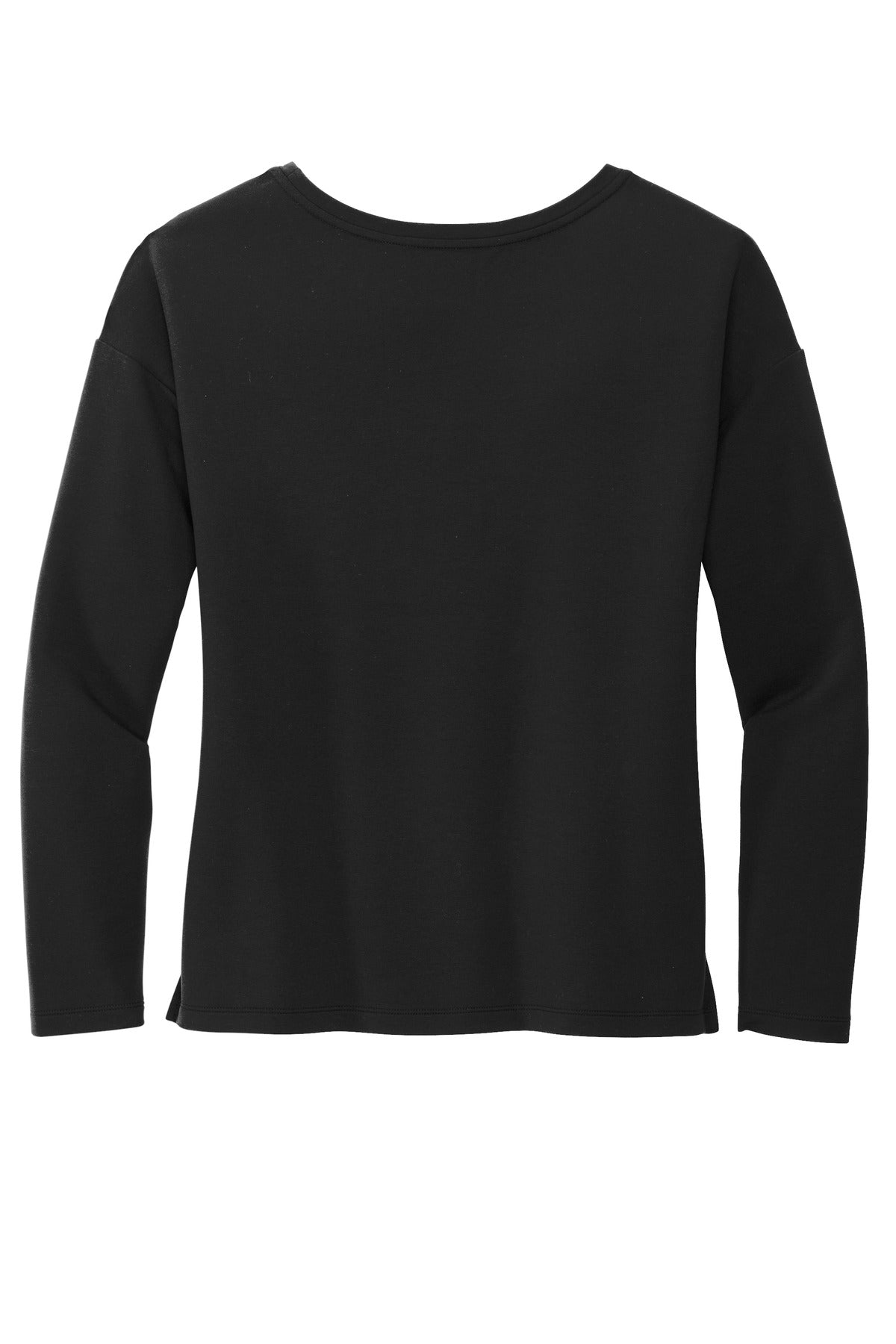 Mercer+Mettle Women's Stretch Drop Shoulder Pullover MM3013 Deep Black