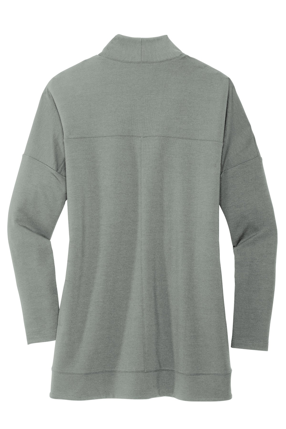 Mercer+Mettle Women's Stretch Open-Front Cardigan MM3015 Gusty Grey