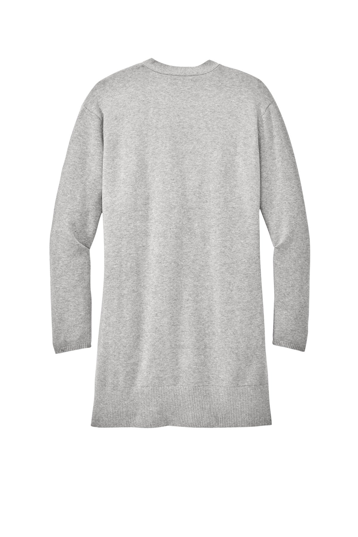 Mercer+Mettle Women's Open-Front Cardigan Sweater MM3023 Gusty Grey Heather