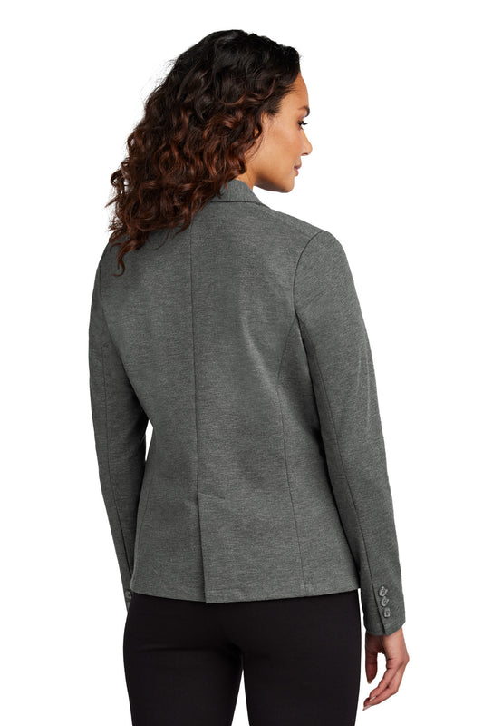 Mercer+Mettle Women's Relaxed Knit Blazer MM3031 Storm Grey Heather