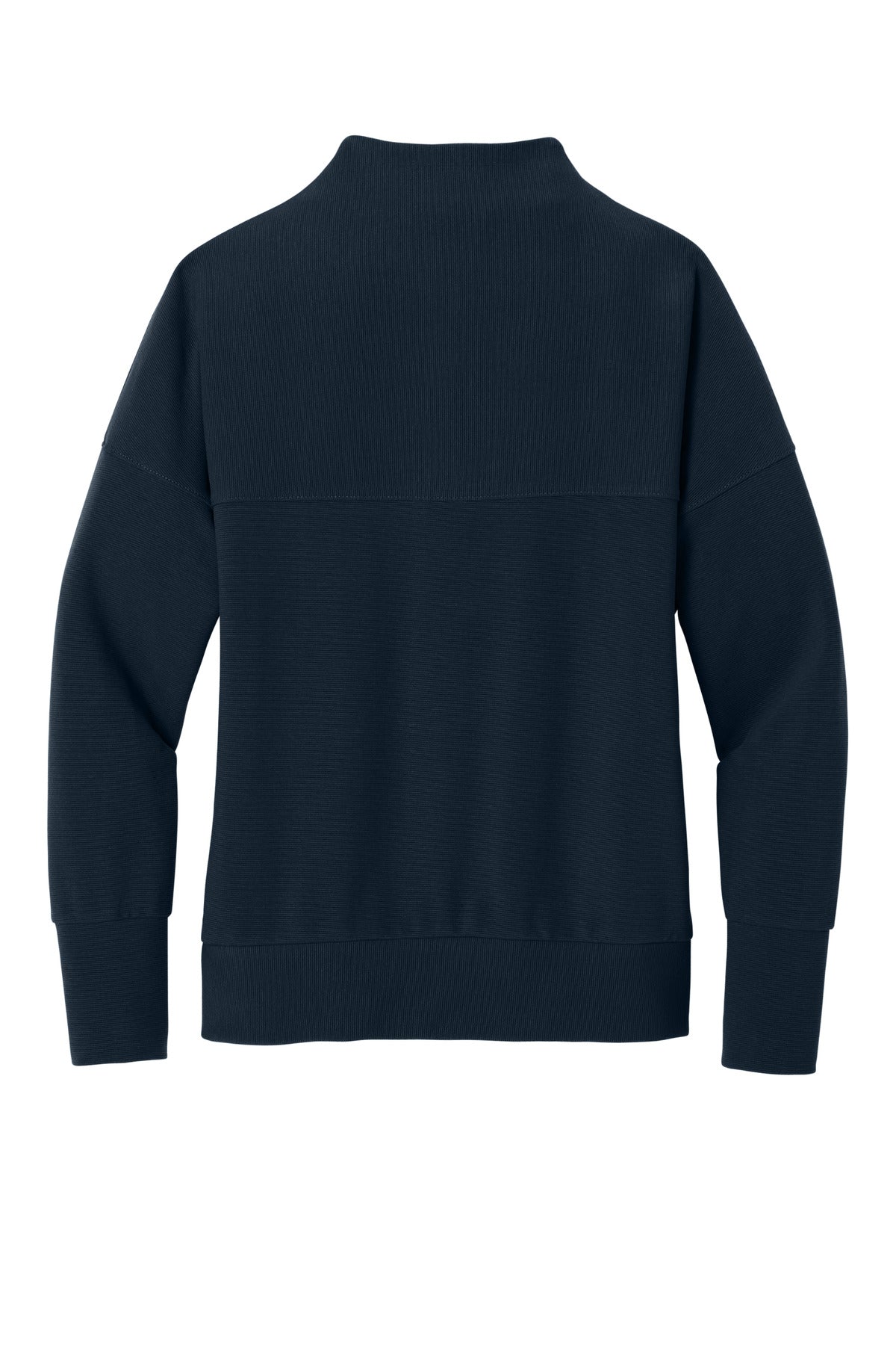 Mercer+Mettle Women's Linear Texture 1/4-Zip MM3041 Night Navy