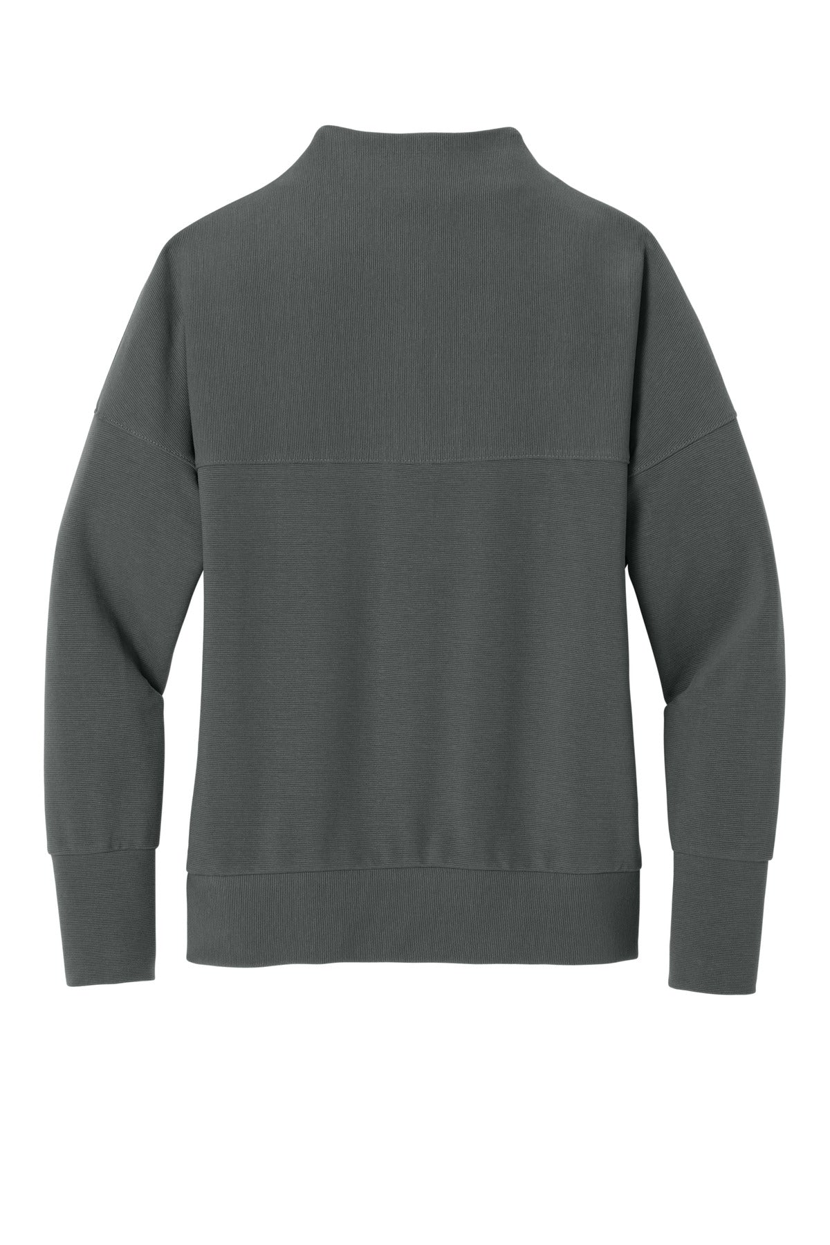 Mercer+Mettle Women's Linear Texture 1/4-Zip MM3041 Storm Grey