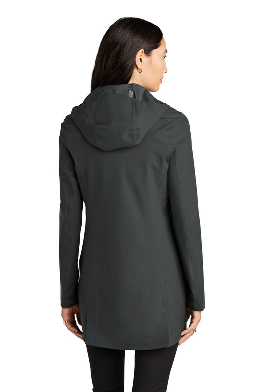 Mercer+Mettle Women's Waterproof Rain Shell MM7001 Anchor Grey