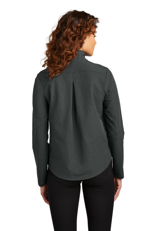 Mercer+Mettle Women's Stretch Soft Shell Jacket MM7103 Anchor Grey Heather
