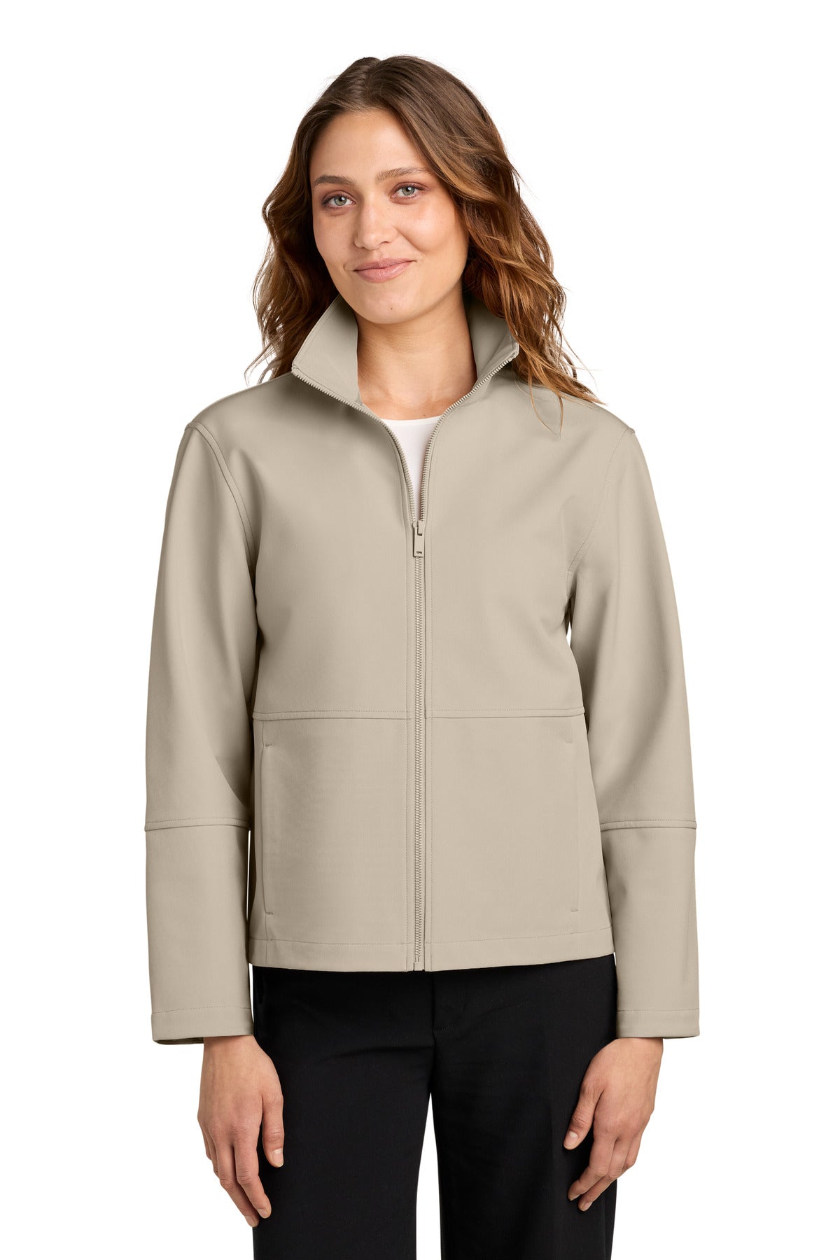 Mercer+Mettle Women's Comfort Soft Shell Jacket MM7105 Almond