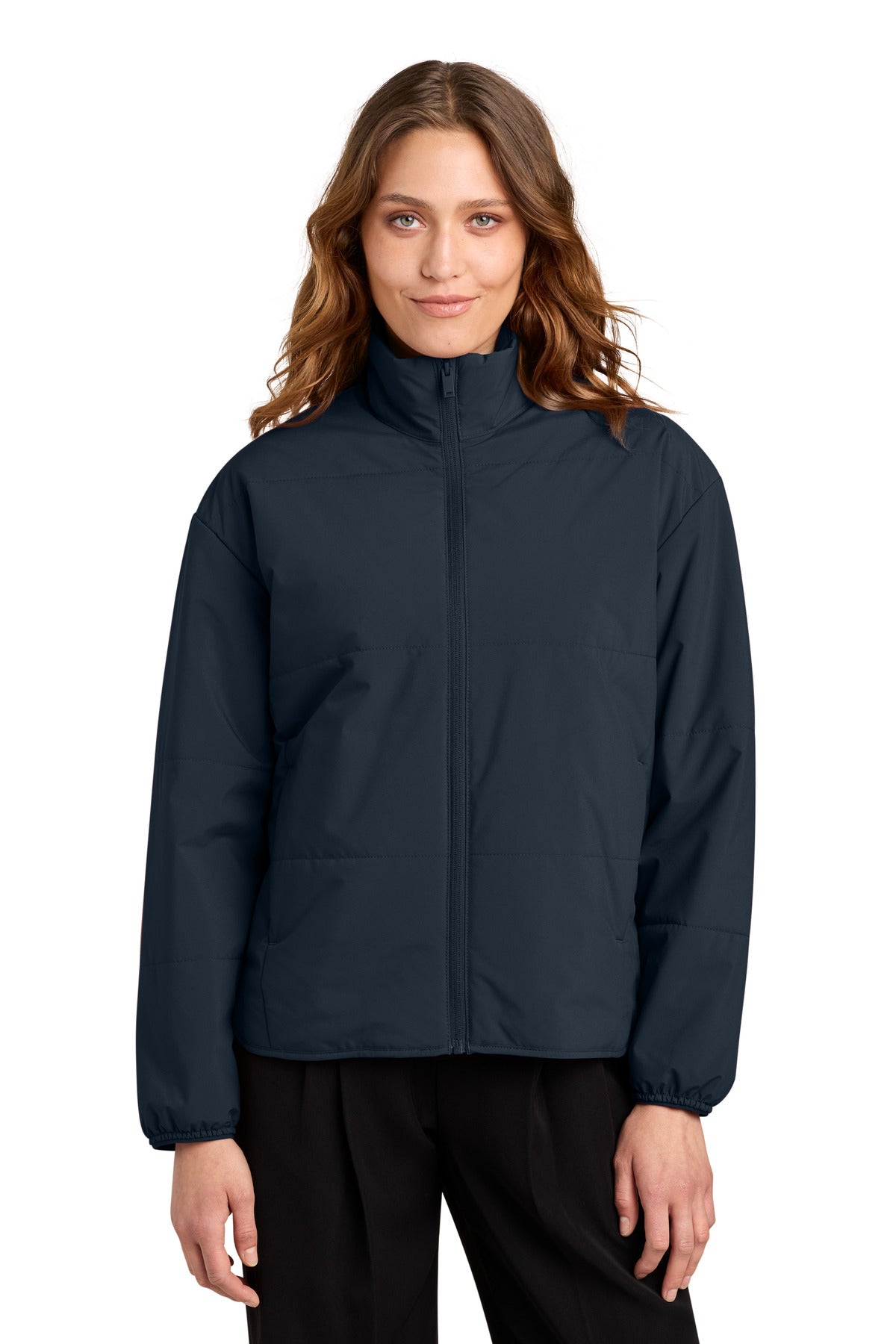 Mercer+Mettle Women's Brookline Quilted Jacket MM7221 Night Navy