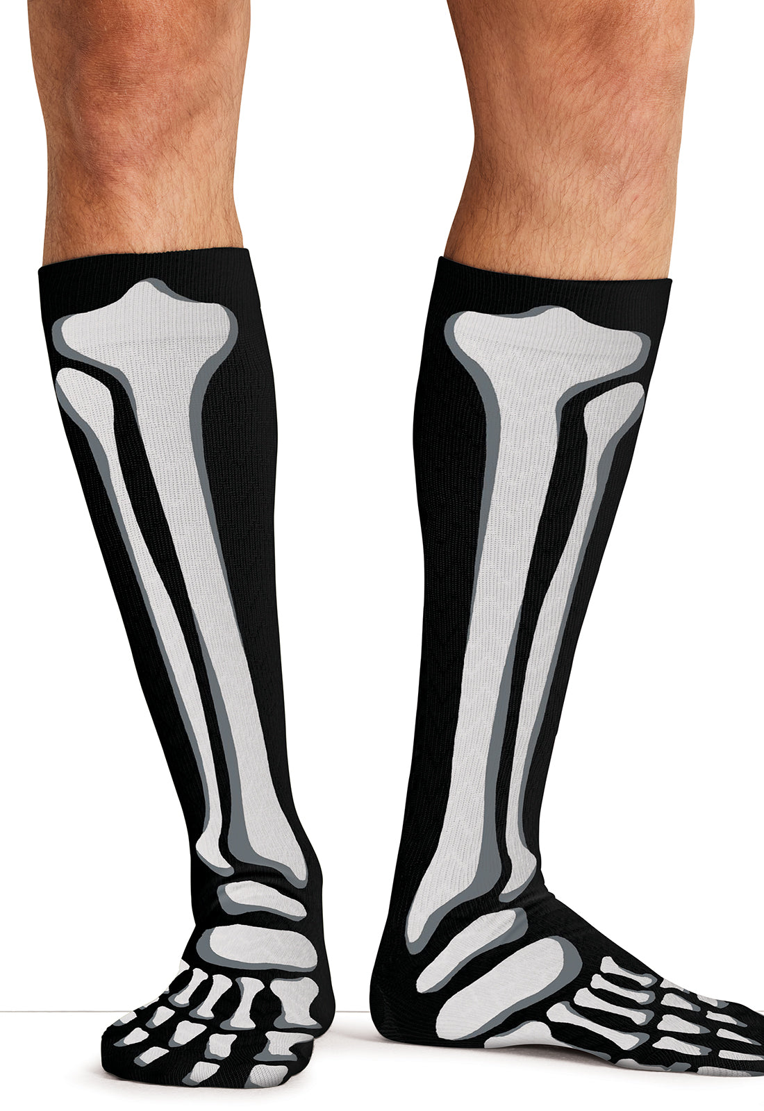 Legwear MPRINTSUPPOR Men's 10-15Mmhg Compression Socks Bad To The Bone