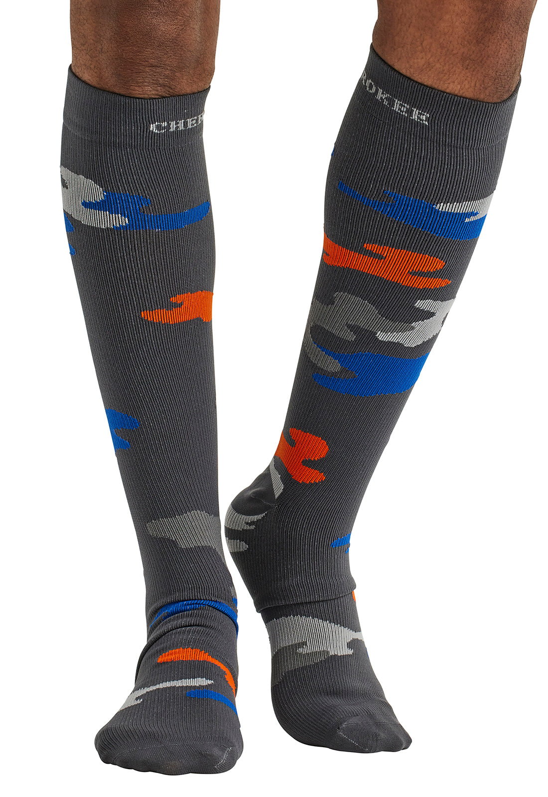 Legwear MPRINTSUPPOR Men's 10-15mmHg Compression Socks Camo Craze
