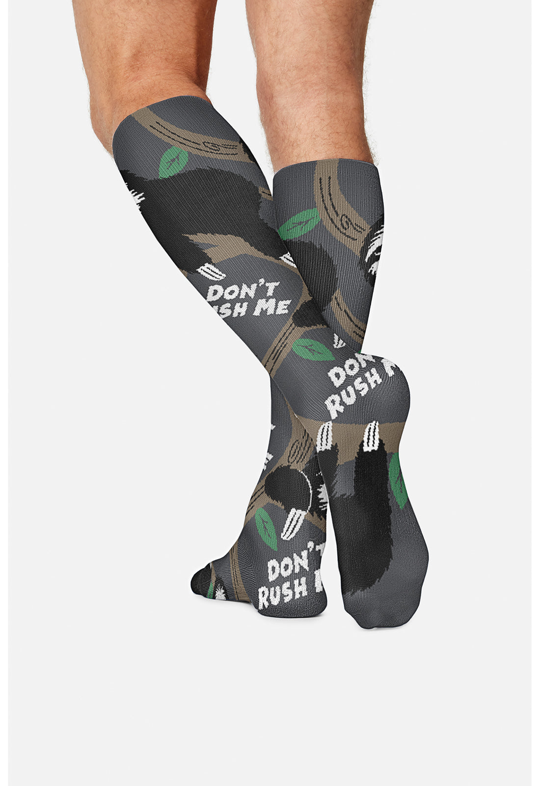 Legwear MPRINTSUPPOR Men's 10-15Mmhg Compression Socks Don't Rush Me