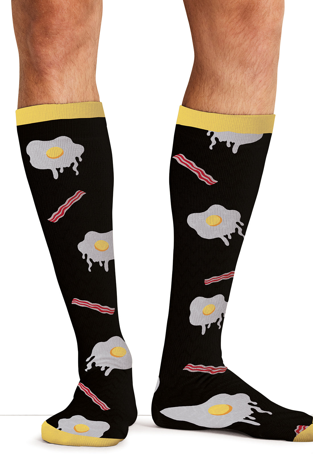 Legwear MPRINTSUPPOR Men's 10-15mmHg Compression Socks Morning Feast