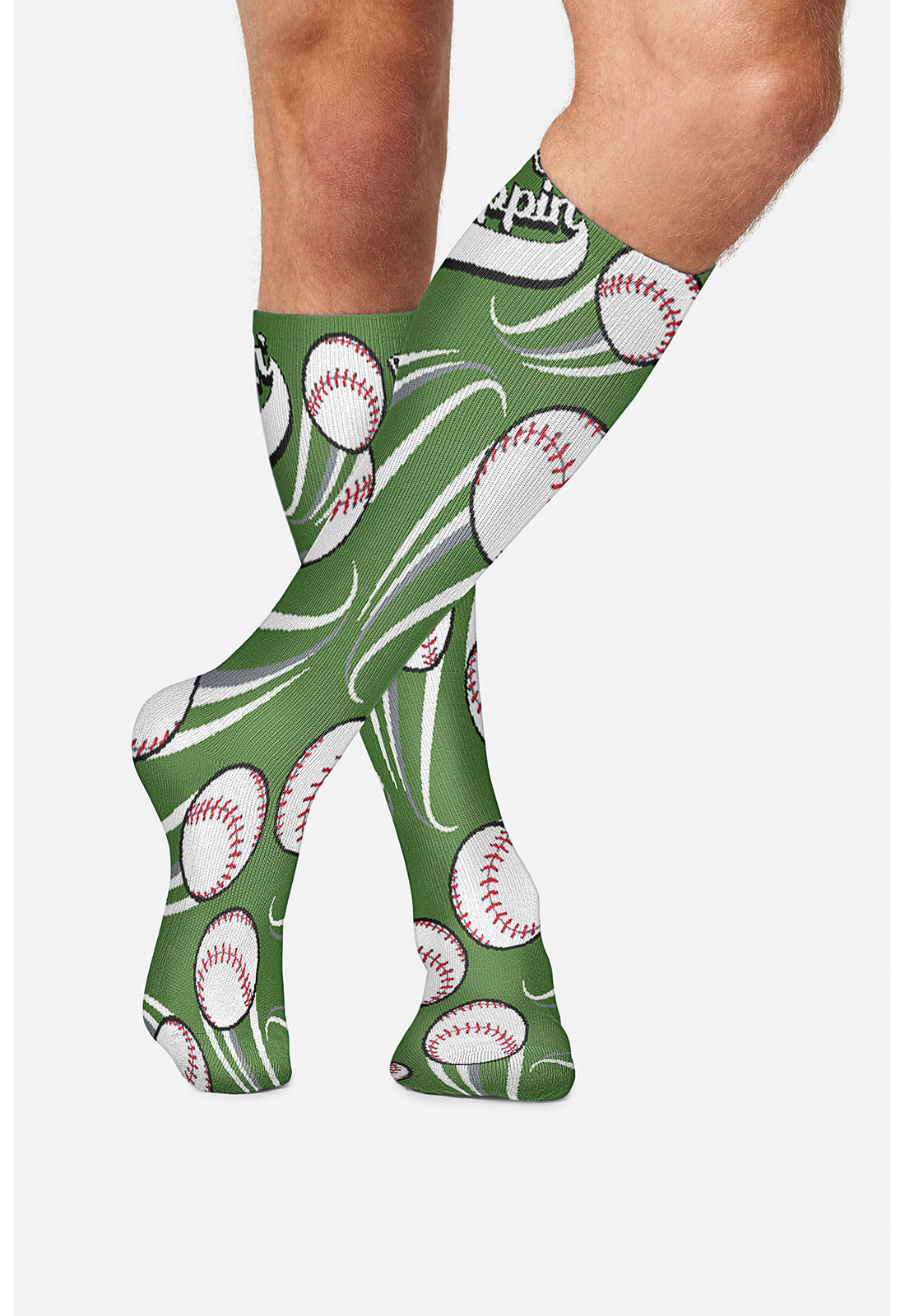 Legwear MPRINTSUPPOR Men's 10-15mmHg Compression Socks Pitchers Be Trippin