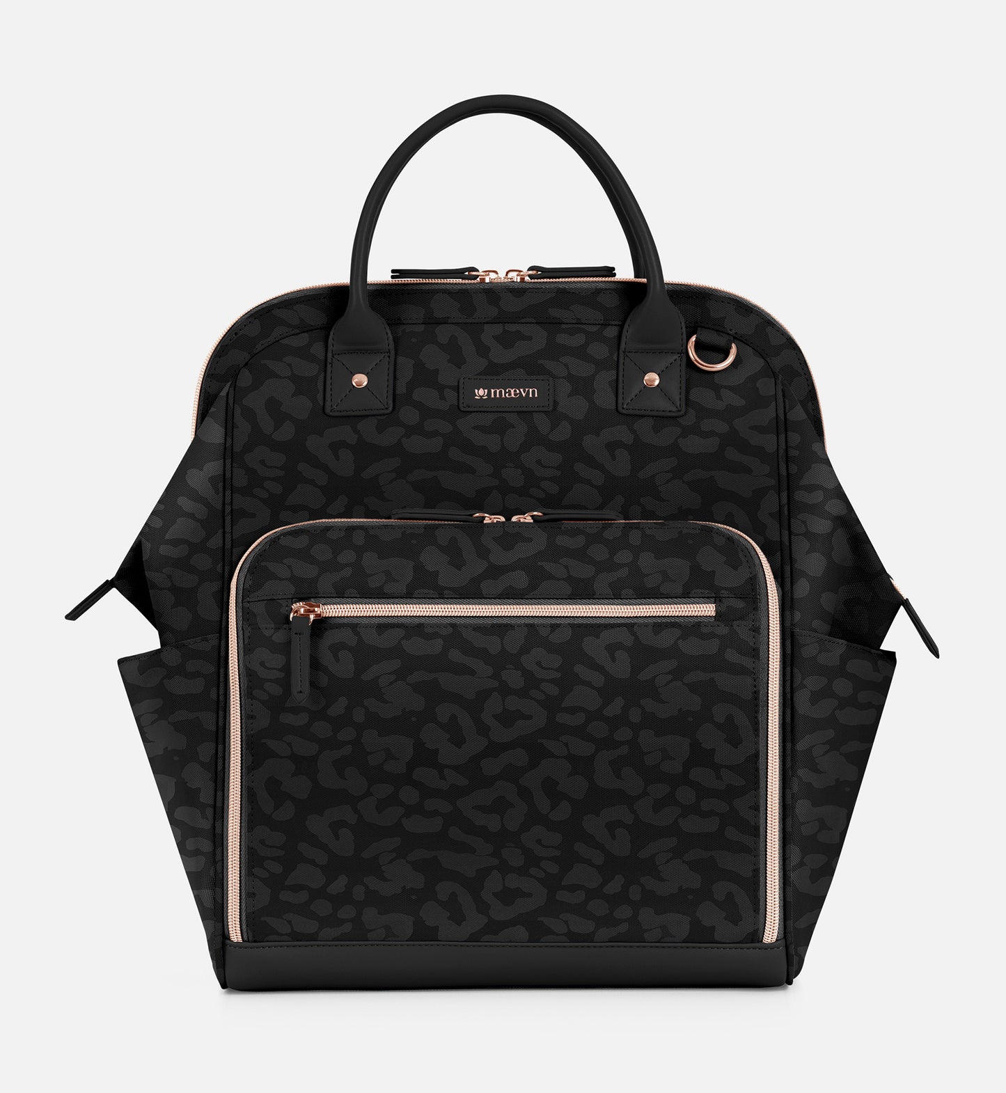 ReadyGo NB003 Clinical Backpack Black Leopard Jacquard