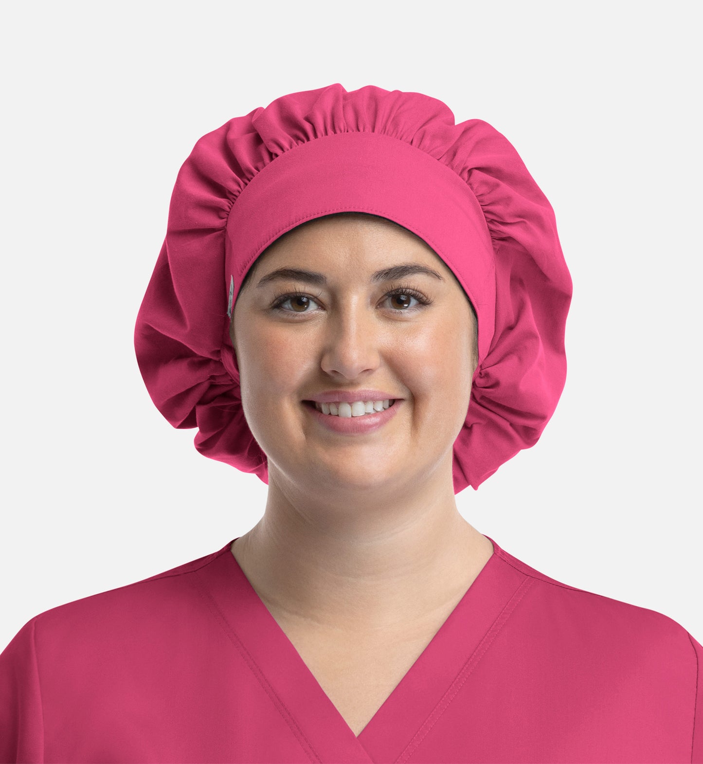 Scrub Caps NC020 Unisex Bouffant Cap Fuchsia (AZLP)