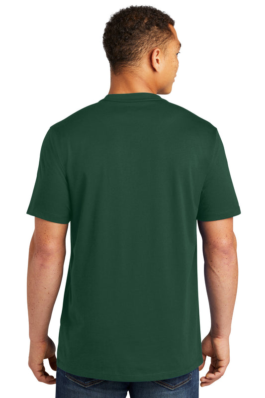 New Era Heritage Blend Crew Tee. NEA100 Dark Green