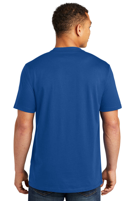 New Era Heritage Blend Crew Tee. NEA100 Royal
