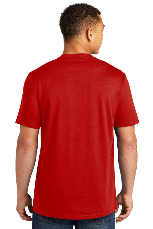New Era Heritage Blend Crew Tee. NEA100 Scarlet