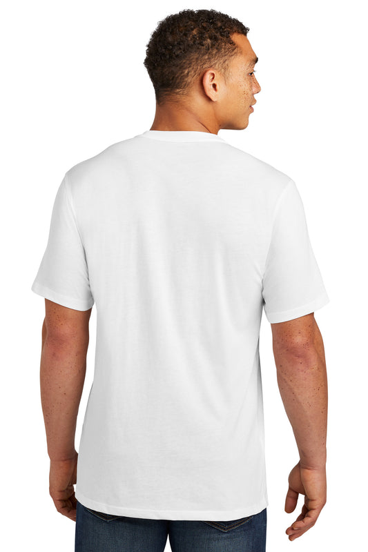 New Era Heritage Blend Crew Tee. NEA100 White