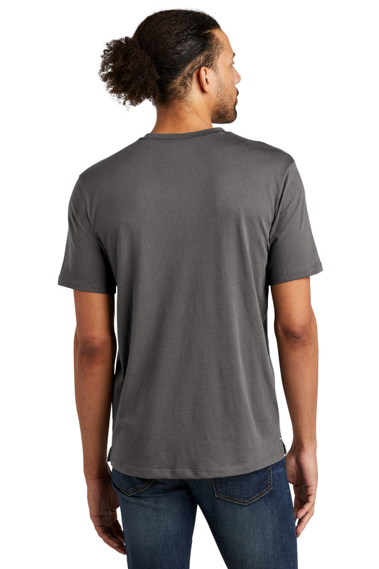 New Era Heritage Blend Varsity Tee. NEA107 Graphite/ Light Graphite Twist