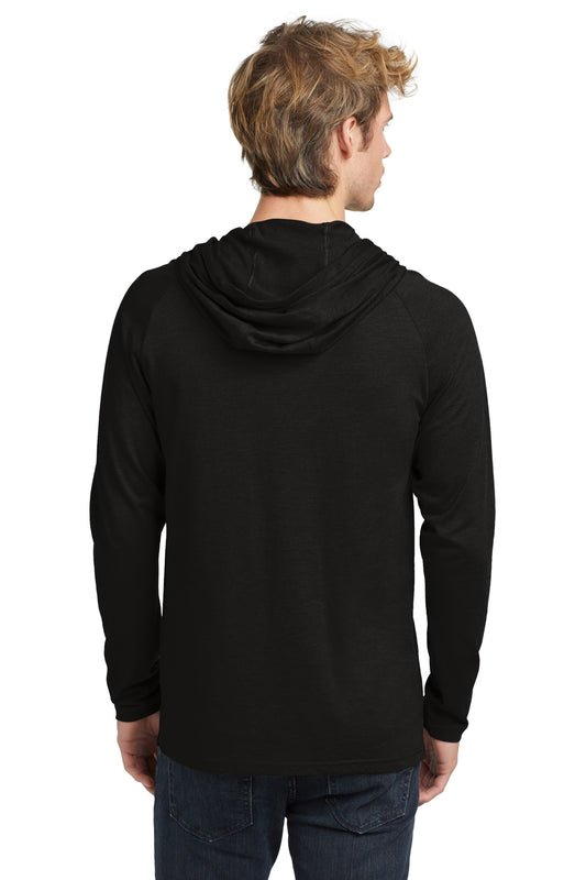 New Era Tri-Blend Hoodie. NEA137 Black Solid