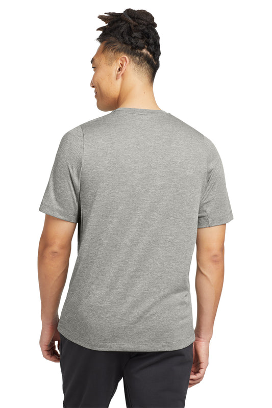 New Era Series Performance Crew Tee. NEA200 Rainstorm Grey