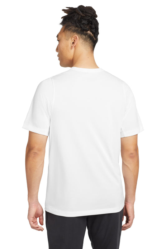 New Era Series Performance Crew Tee. NEA200 White Solid