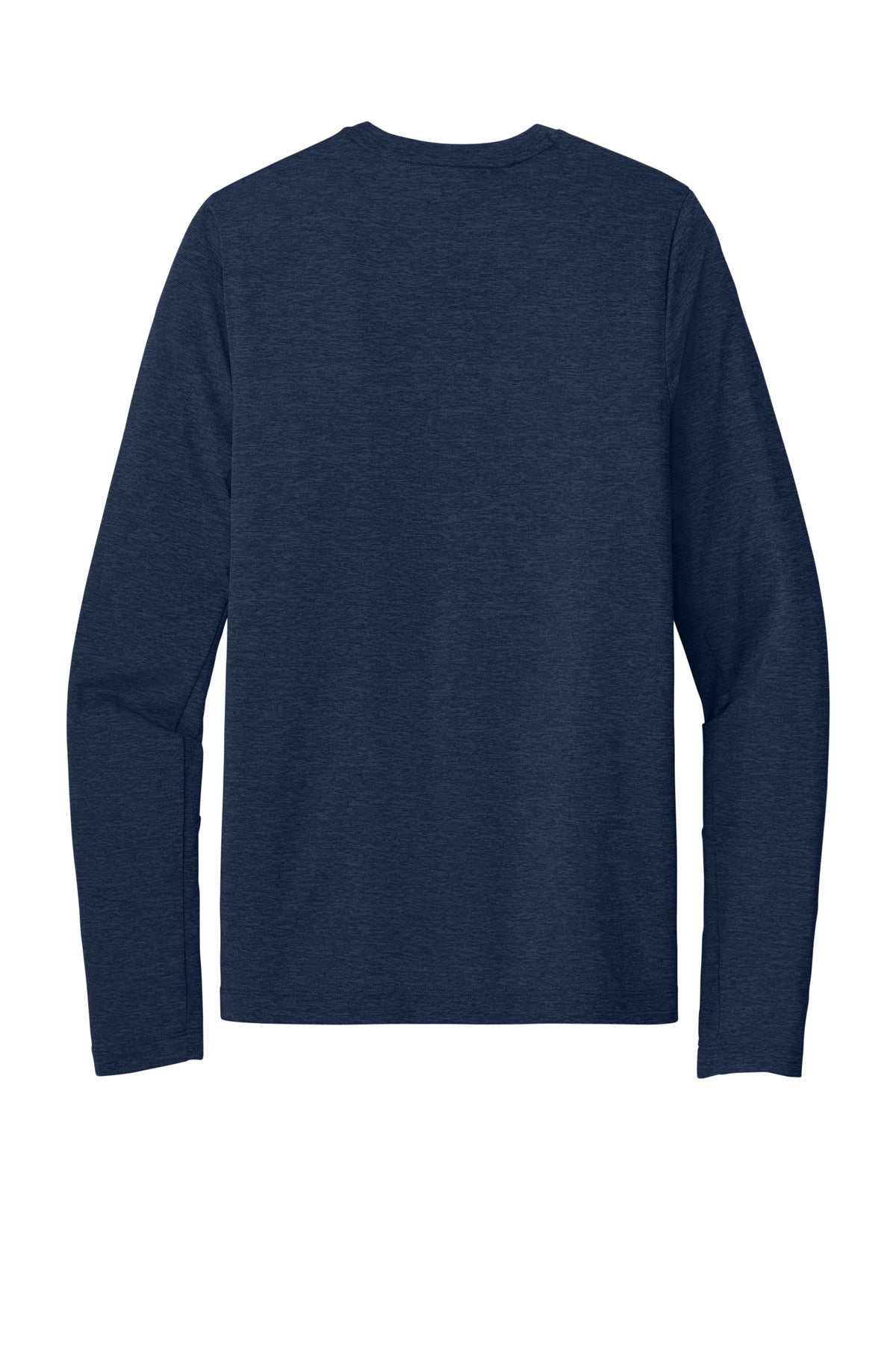 New Era Series Performance Long Sleeve Crew Tee. NEA201 True Navy
