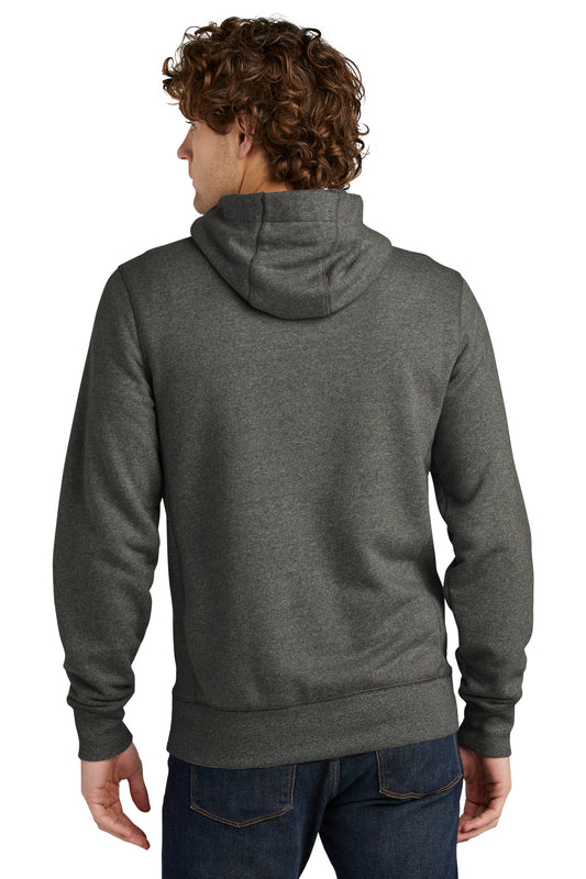 New Era French Terry Full-Zip Hoodie. NEA502 Black Twist