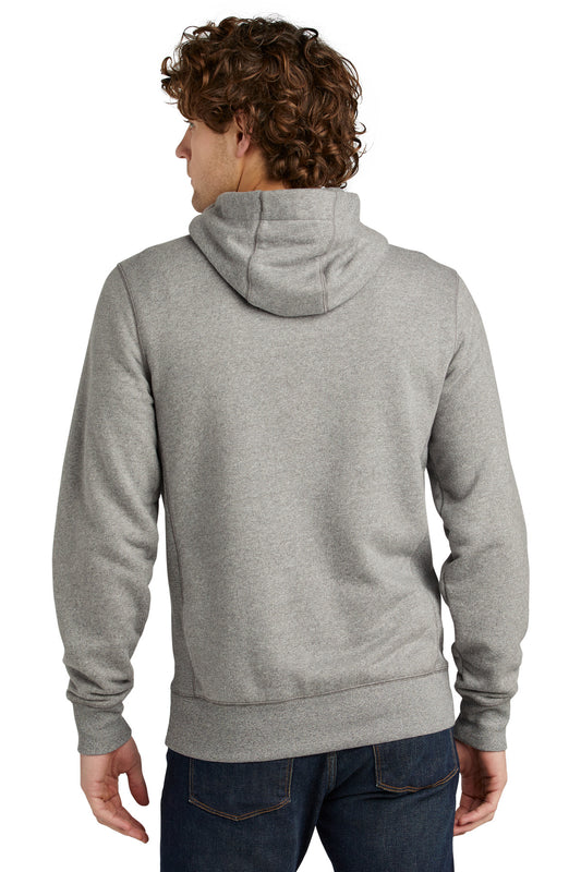 New Era French Terry Full-Zip Hoodie. NEA502 Light Graphite Twist