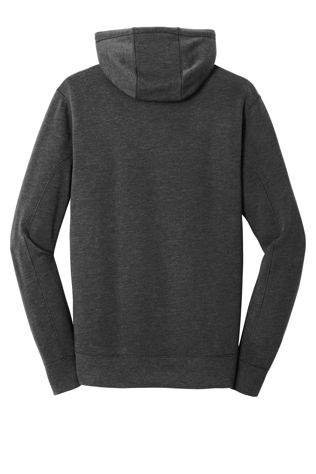 New Era Tri-Blend Fleece Pullover Hoodie. NEA510 Black Heather